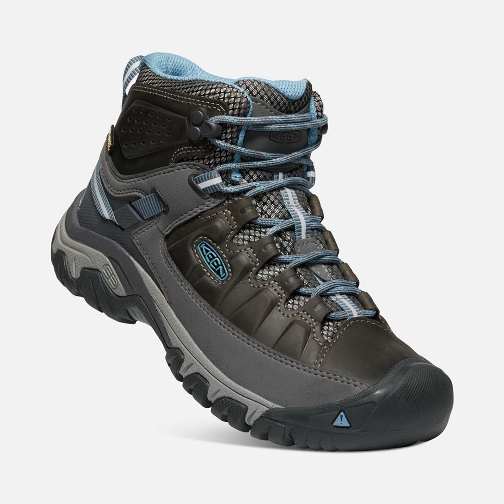 Keen Laarzen Dames Zwart Bruin - Targhee Iii Waterproof Mid - 38049-LFBW